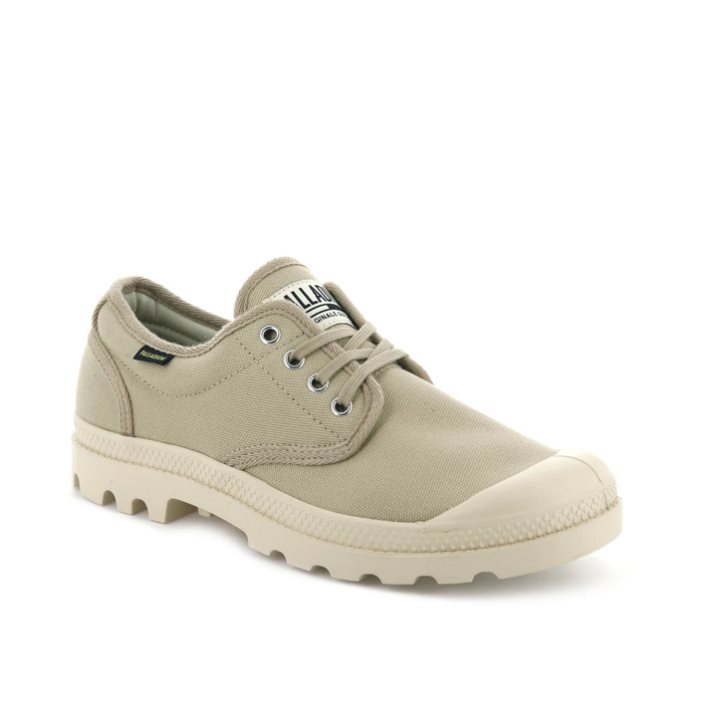 Chaussures Richelieu Palladium Pampa OX Originale Femme Vert Olive | FR AYM854R